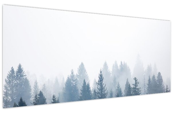 Kép - Ködös erdő (120x50 cm)