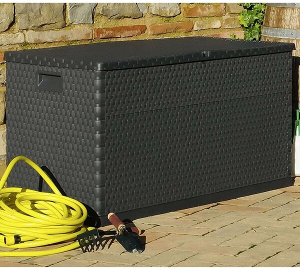 VidaXL Kerti Tárolóláda - PP Rattan - 120x56x63 cm
