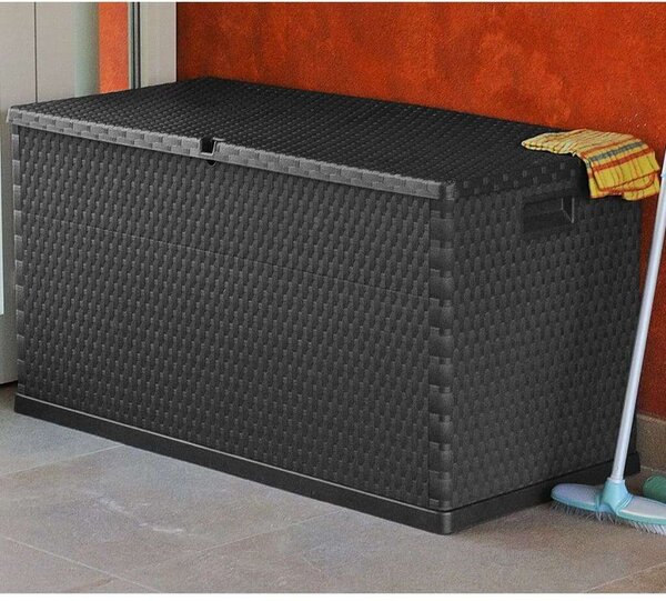 VidaXL Kerti Tárolóláda - PP Rattan - 120x56x63 cm