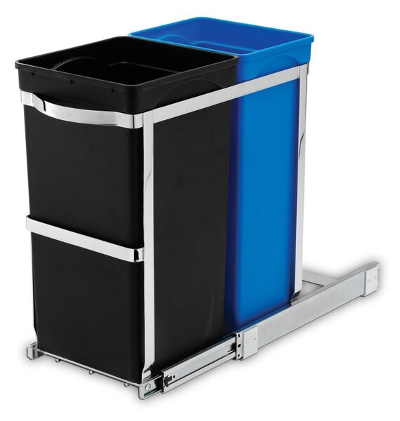 Műanyag szemetes 35 l Dual - simplehuman