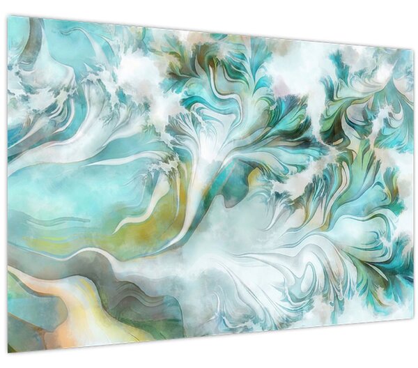 Kép - Absztrakt minták festése (90x60 cm)