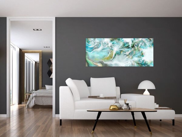 Kép - Absztrakt minták festése (120x50 cm)
