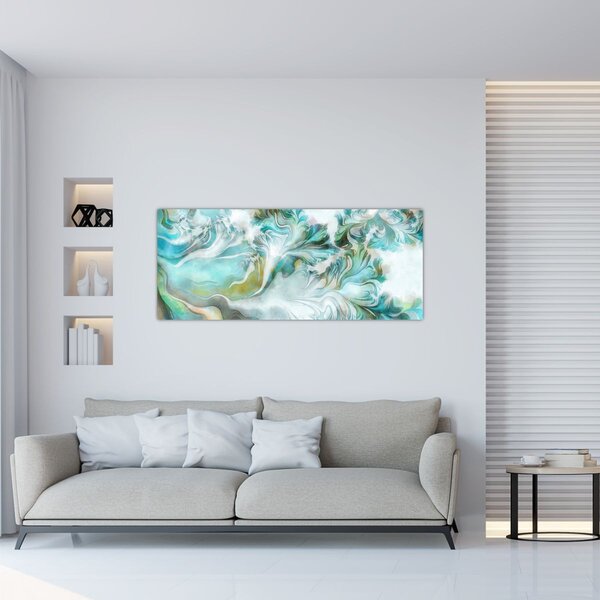 Kép - Absztrakt minták festése (120x50 cm)