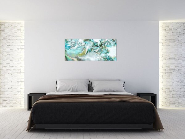 Kép - Absztrakt minták festése (120x50 cm)