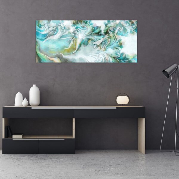 Kép - Absztrakt minták festése (120x50 cm)