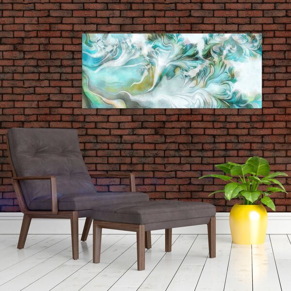 Kép - Absztrakt minták festése (120x50 cm)