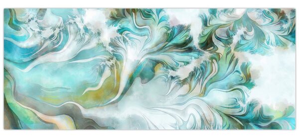 Kép - Absztrakt minták festése (120x50 cm)