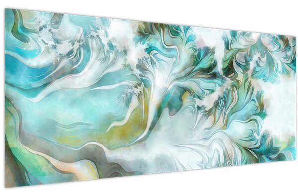 Kép - Absztrakt minták festése (120x50 cm)