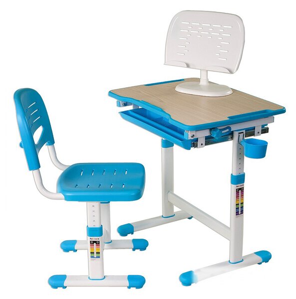 FD Pikolo növekvő íróasztal székkel gyermekeknek - kék
