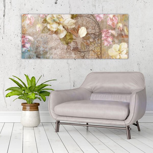 Kép - Virág dísz (120x50 cm)