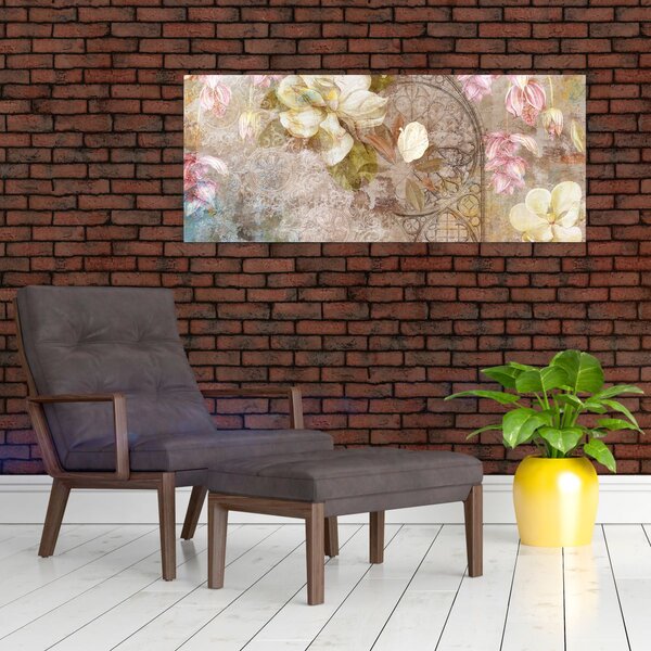 Kép - Virág dísz (120x50 cm)