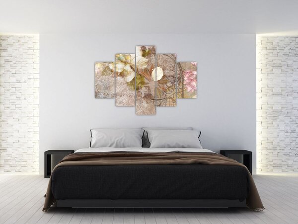 Kép - Virág dísz (150x105 cm)