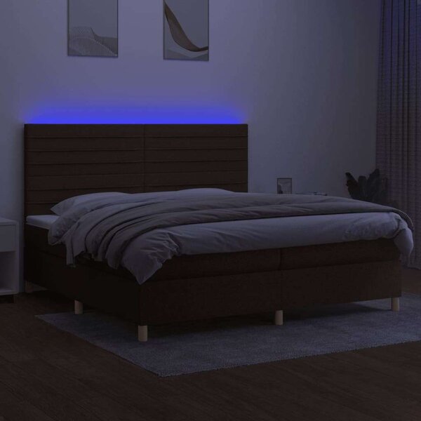 VidaXL Zsebrugós Ágy LED-del - 200x200 cm