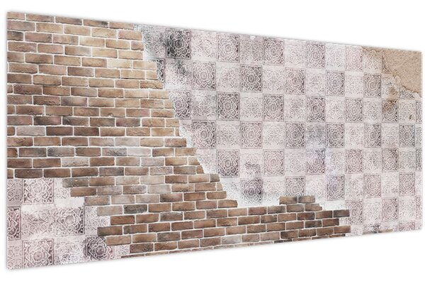Kép - Téglafal (120x50 cm)