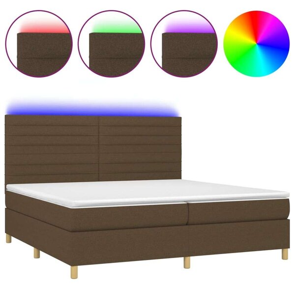 VidaXL Zsebrugós Ágy LED-del - 200x200 cm