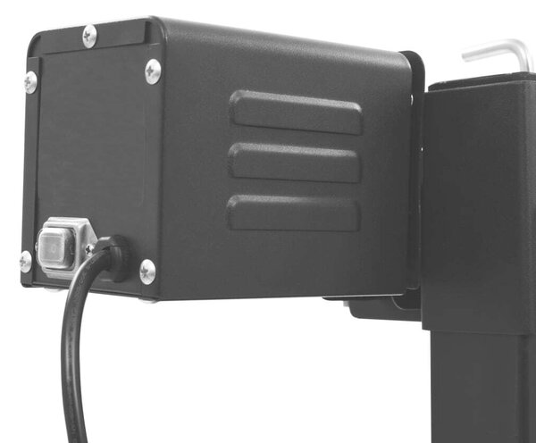 VidaXL Elektromos Forgó Grill - Rozsdamentes Acél - 113x40x92cm