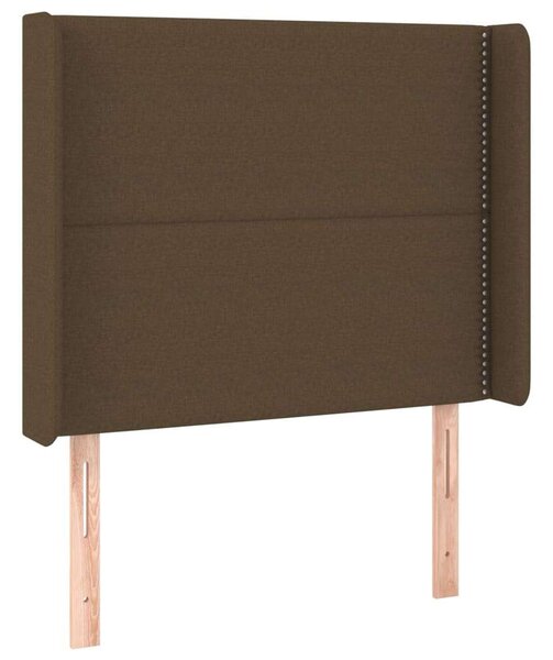 VidaXL LED-es Ágy - Barna - 100x200 cm