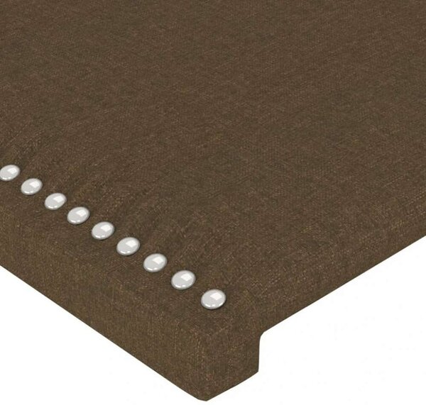 VidaXL LED Ágyfejtámla - Sötétbarna - 103x128cm