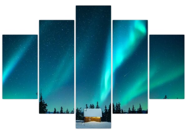 Kép - Aurora Borealis (150x105 cm)