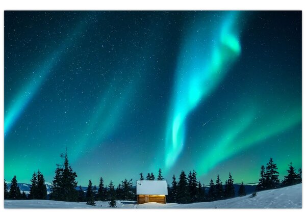 Kép - Aurora Borealis (90x60 cm)