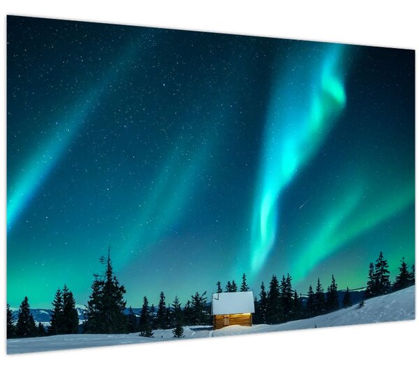 Kép - Aurora Borealis (90x60 cm)