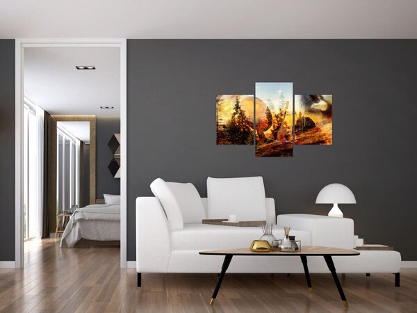 Kép - Sámán motívum (90x60 cm)