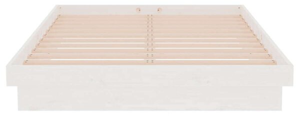 VidaXL Fehér Fenyőfa Ágykeret - 120x190 cm
