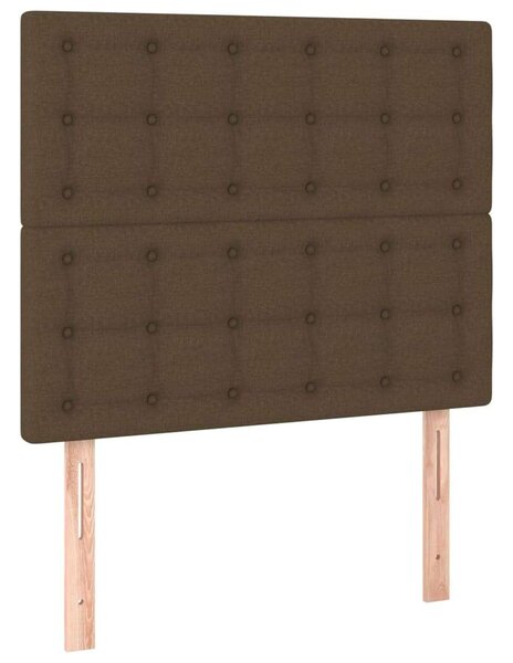 VidaXL Ágy - Barna Szövet - 100x200 cm