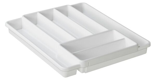Fehér műanyag komód fiókos szekrény 39,7 x 34 cm Domino - Rotho