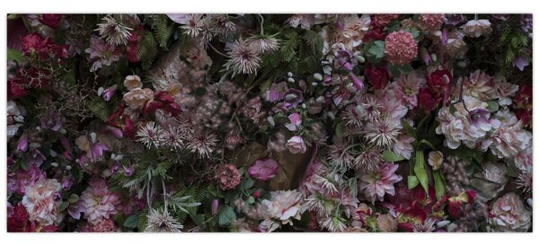 Kép - Virágfal (120x50 cm)
