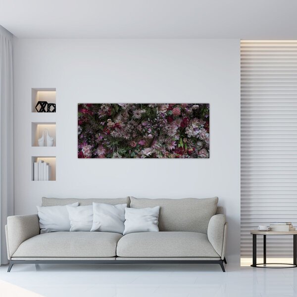 Kép - Virágfal (120x50 cm)