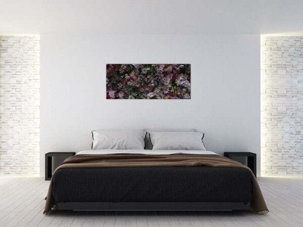 Kép - Virágfal (120x50 cm)