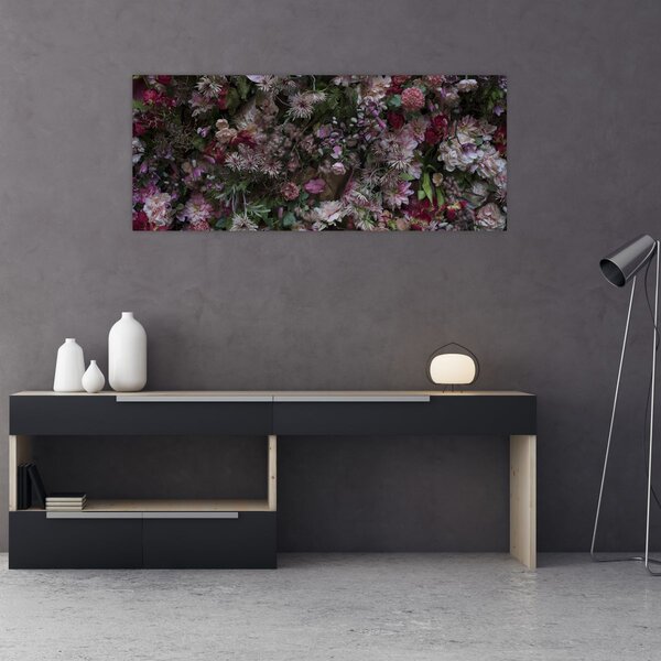 Kép - Virágfal (120x50 cm)