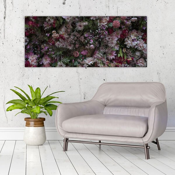 Kép - Virágfal (120x50 cm)