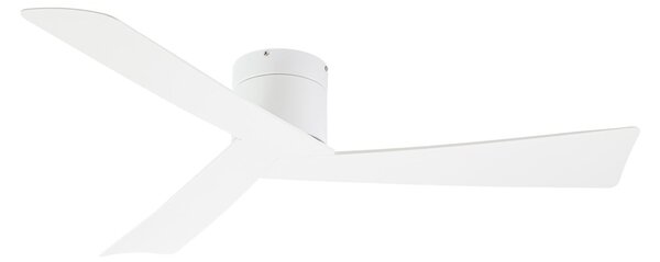 Ventoro mennyezeti ventilátor, fehér, fém, átmérő 132 cm – Lucande Lucande, Ventoro, Fehér, Nappali, Fém, Modern