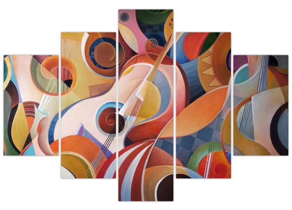 Kép - Zenei absztrakt (150x105 cm)