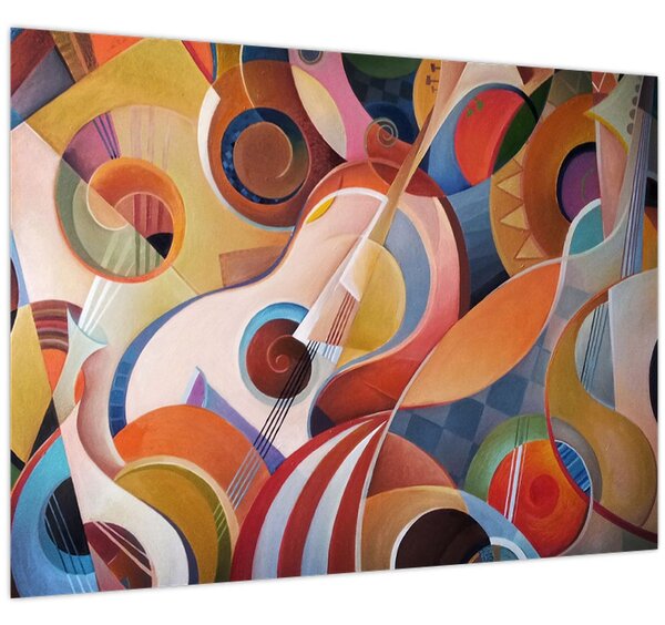 Kép - Zenei absztrakt (70x50 cm)