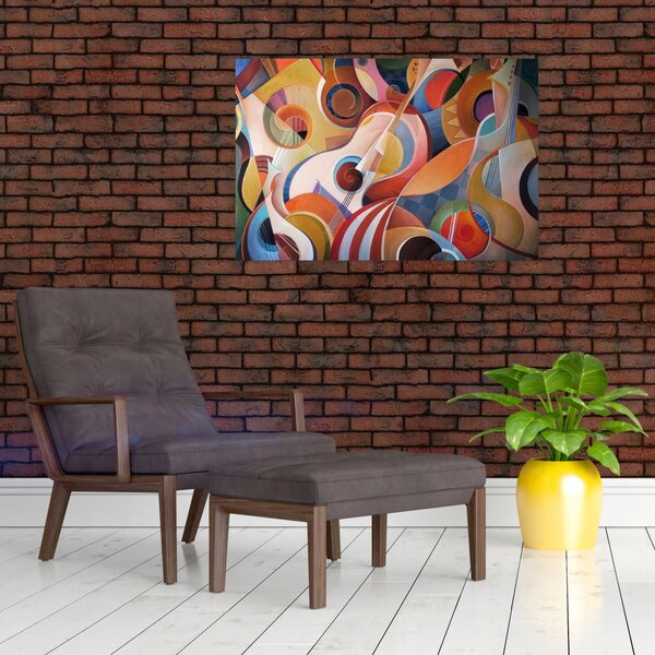 Kép - Zenei absztrakt (90x60 cm)