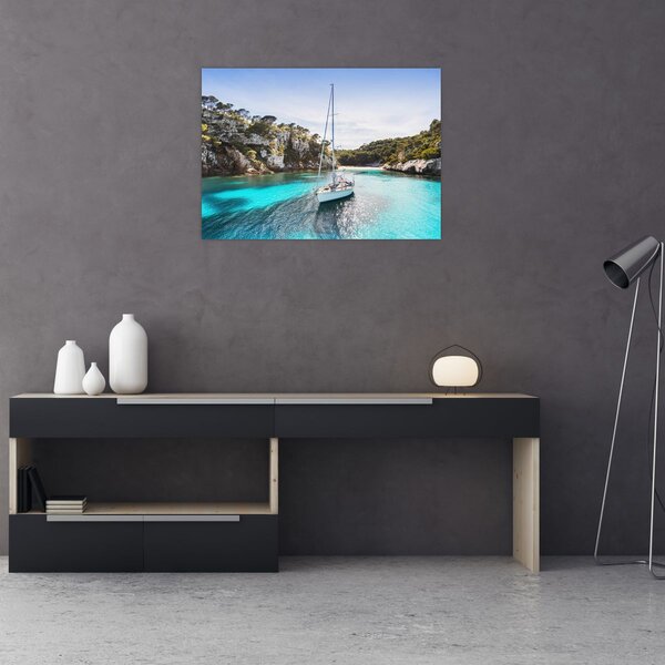 Kép - Strand vitorlással (70x50 cm)