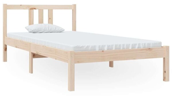 VidaXL tömör fenyőfa ágykeret 90 x 190 cm (3FT Single)