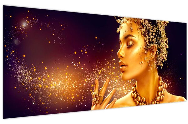 Kép - Arany smink (120x50 cm)
