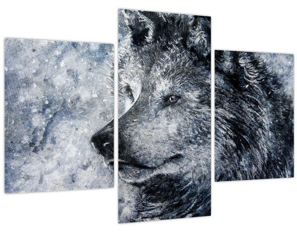 Kép - Farkas rajzfilm (90x60 cm)