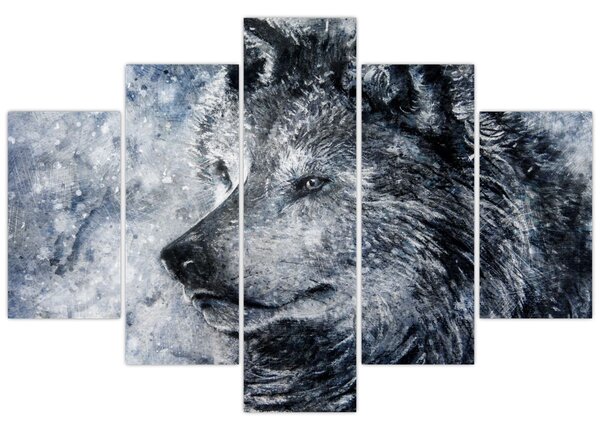 Kép - Farkas rajzfilm (150x105 cm)