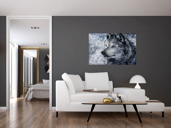 Kép - Farkas rajzfilm (90x60 cm)