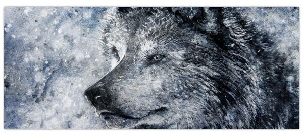 Kép - Farkas rajzfilm (120x50 cm)