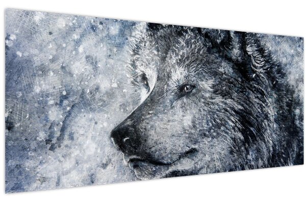 Kép - Farkas rajzfilm (120x50 cm)