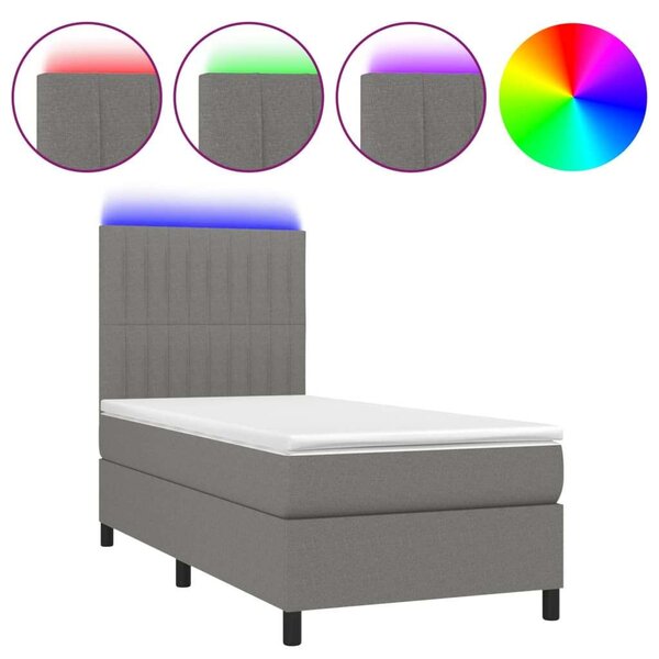 VidaXL LED-es Ágy - 100x200 cm