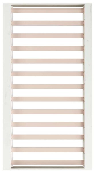 VidaXL Fehér Tömörfa Ágykeret - Single - 90x190 cm