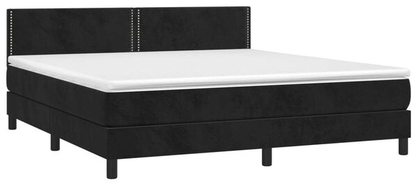 VidaXL - Bársony Ágy LED-del - 160x200 cm