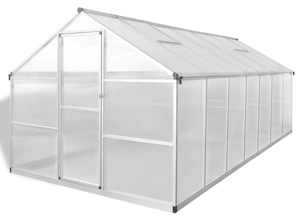 VidaXL Üvegház - Alumínium - 10,53 m²